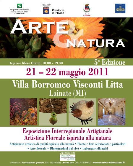 Arte & Natura, 21-22 maggio, Villa Litta, Lainate_rid