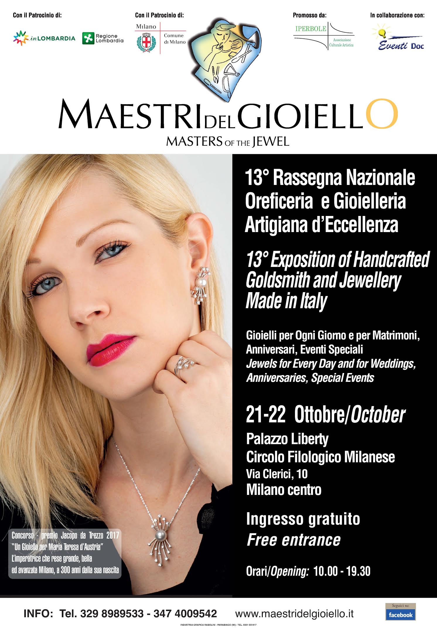 Manifesto mostra Maestri del Gioiello 2017