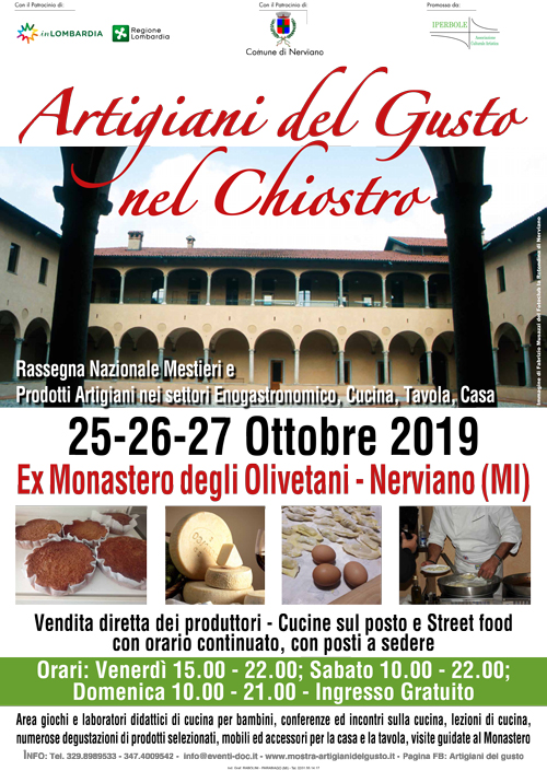 Manifesto-Artigiani-del-Gusto-nel-chiostro-Nerviano-2019-